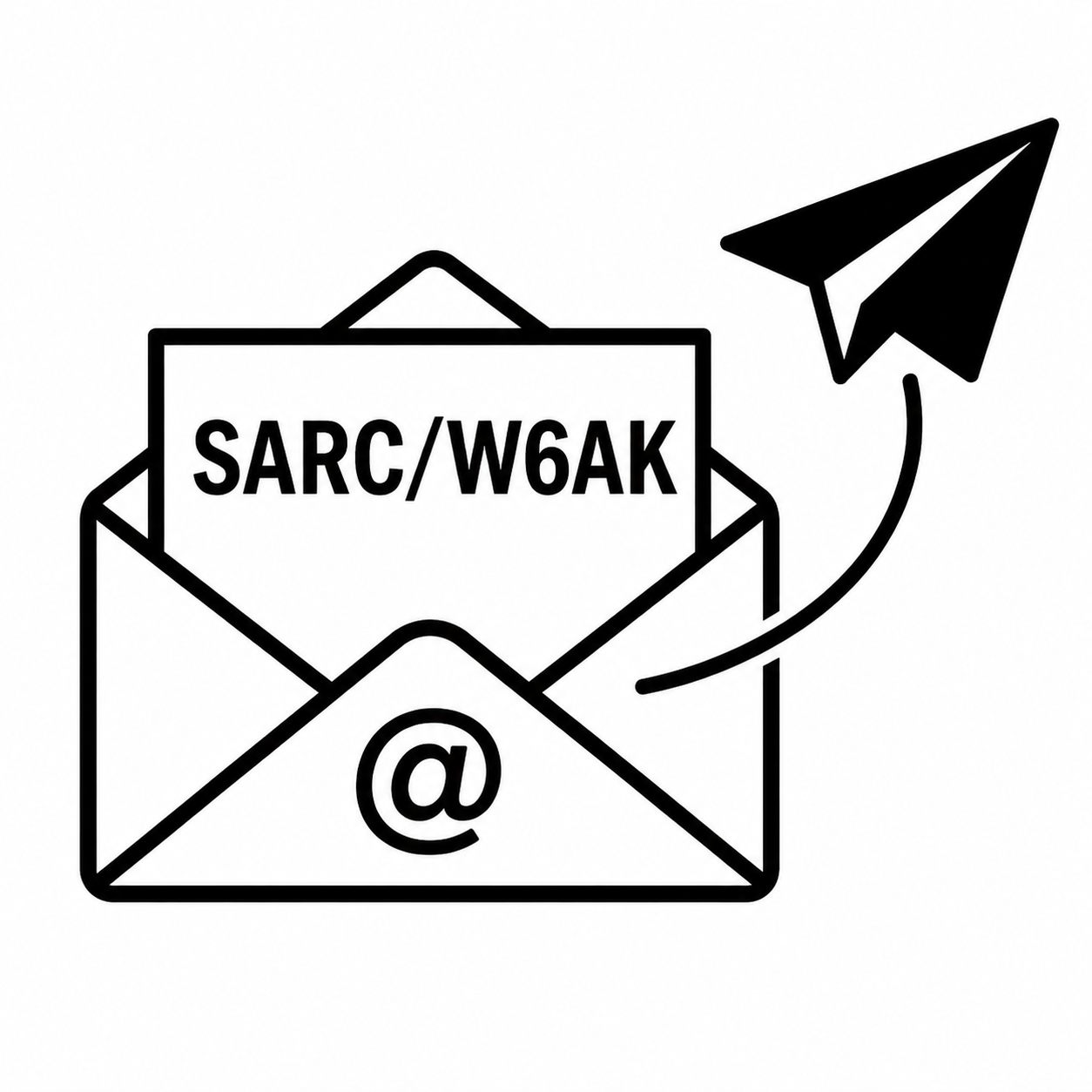 Send eMail to SARC/W6AK